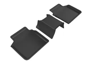 3D MAXpider Kagu 2nd Row Floormats For 16-20 BMW 7 Series - Black